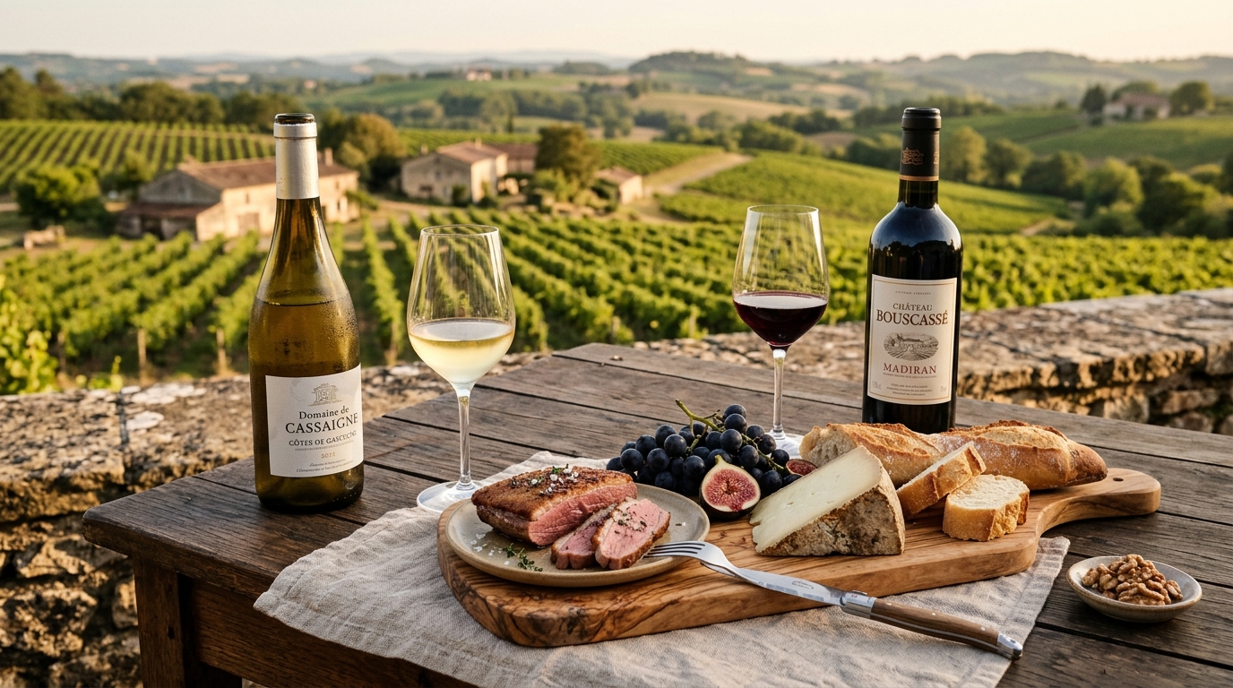 Accords mets et vins de Tursan avec la gastronomie des Landes